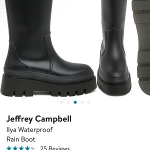 Jeffrey Campbell Ilya Waterproof Rain Boot